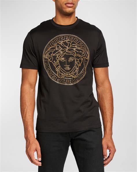 versace collection t shirt homme|Versace collection t shirt medusa.